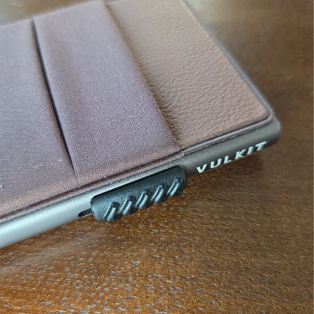 VULKIT Card Holder with Side Slider Pop Up Wallet RFID Blocking Slim Metal Bank